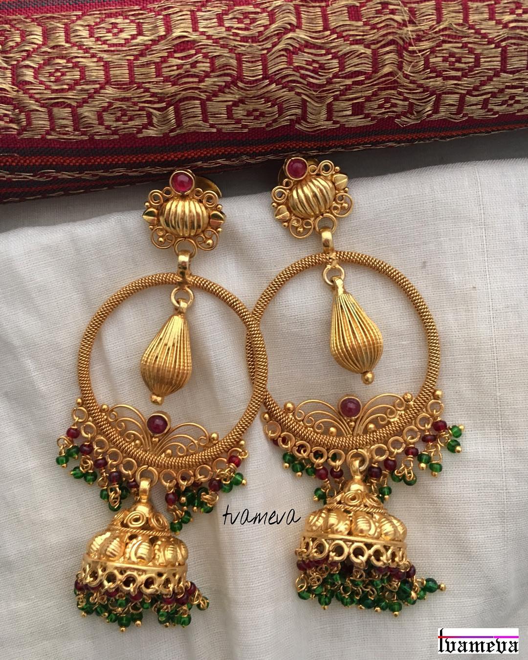 21 Best Wedding Earring Designs For Brides! • South India Jewels
