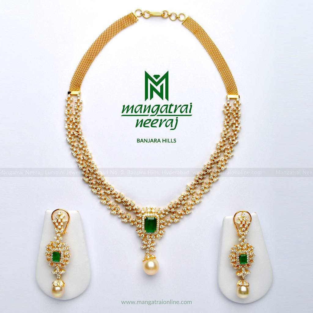 emerald jewellery sets