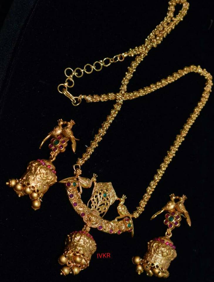 one gram gold long chains designs