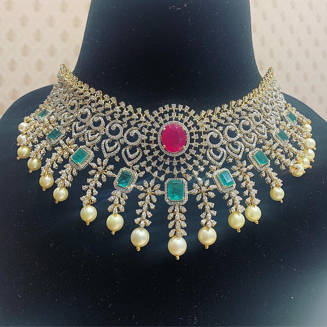 diamond-choker-necklace-designs-2019 (2)