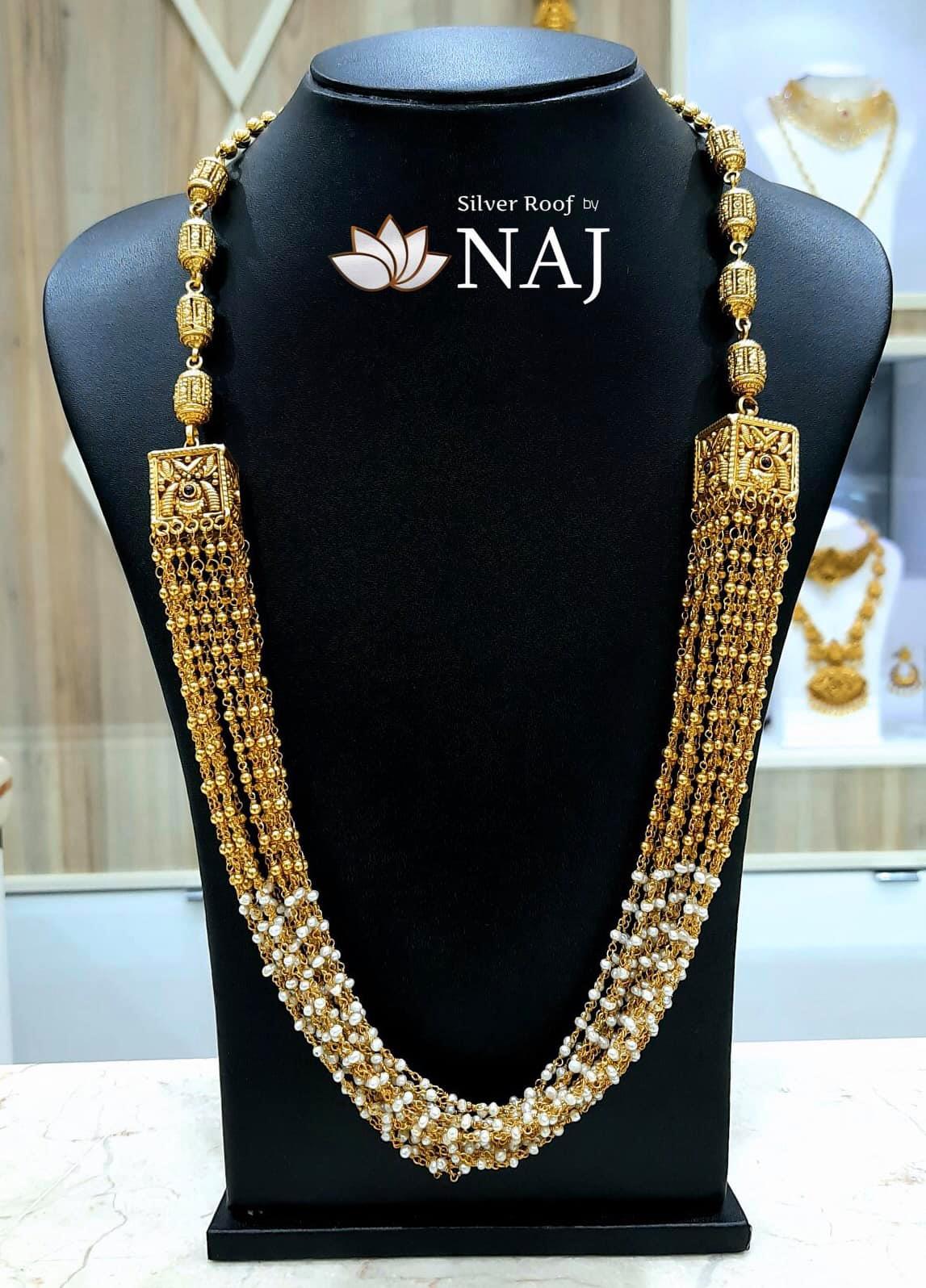 21 Most Beautiful Traditional Gold Necklace Haram Designs South 