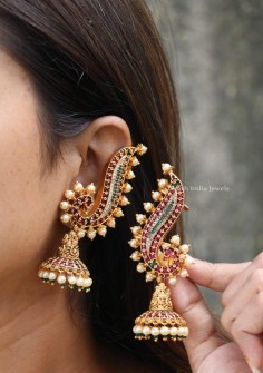 100+ New Bridal Gold Jhumka Designs - [ 2024 Models] • South India Jewels