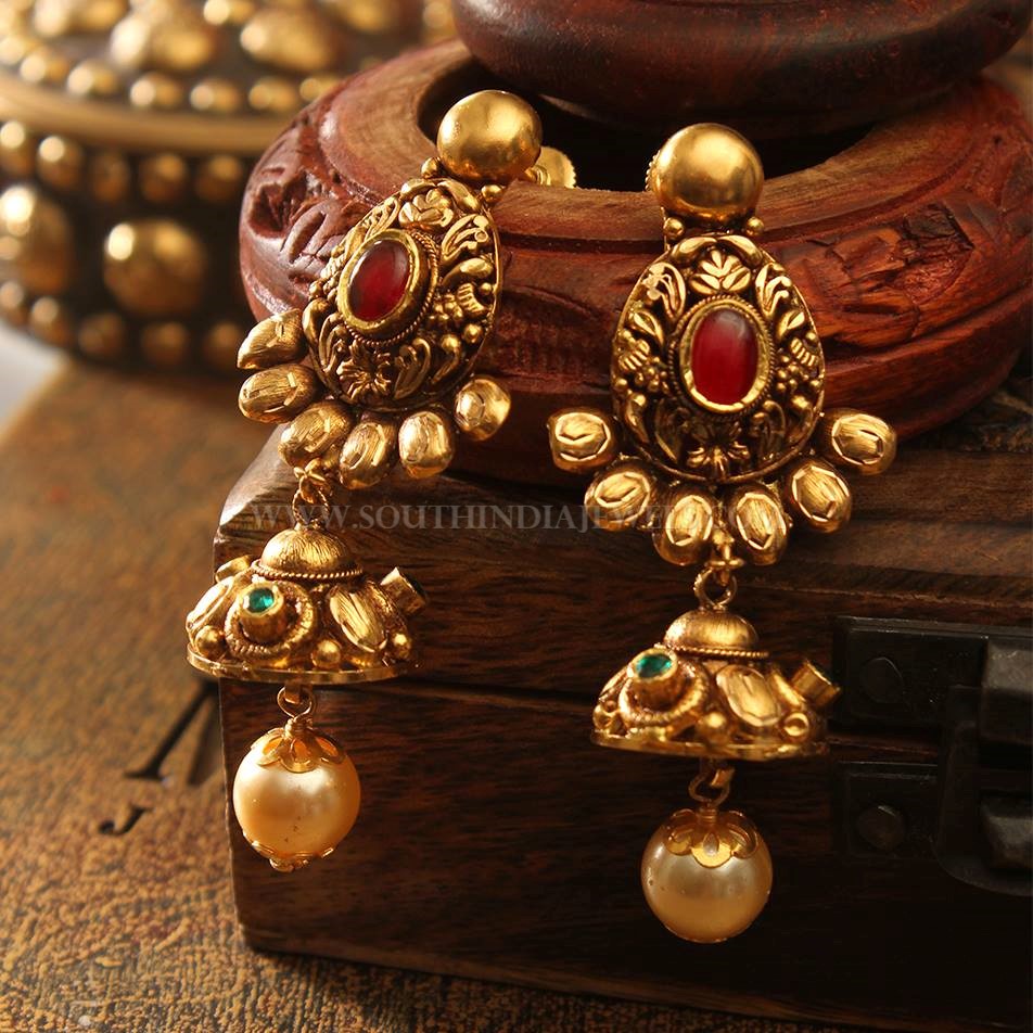 Beautiful Gold Jhumka Designs