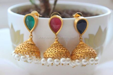 Beautiful Gold Jhumka Designs