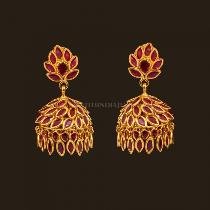 Beautiful Gold Jhumka Designs