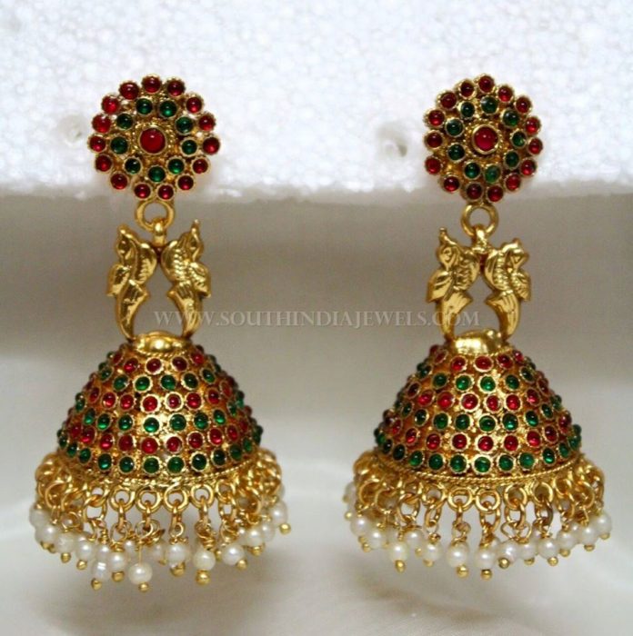 19 Beautiful Gold Jhumka Designs You Need To See • South India Jewels