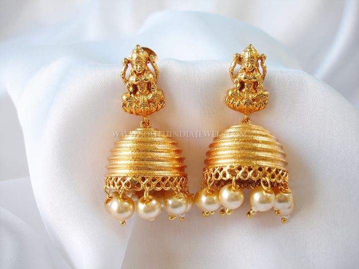 Beautiful Gold Jhumka Designs