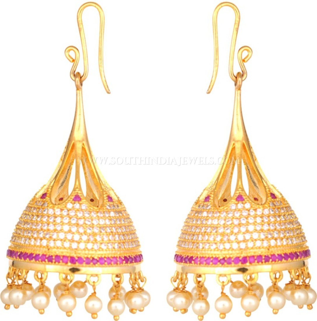 Beautiful Gold Jhumka Designs