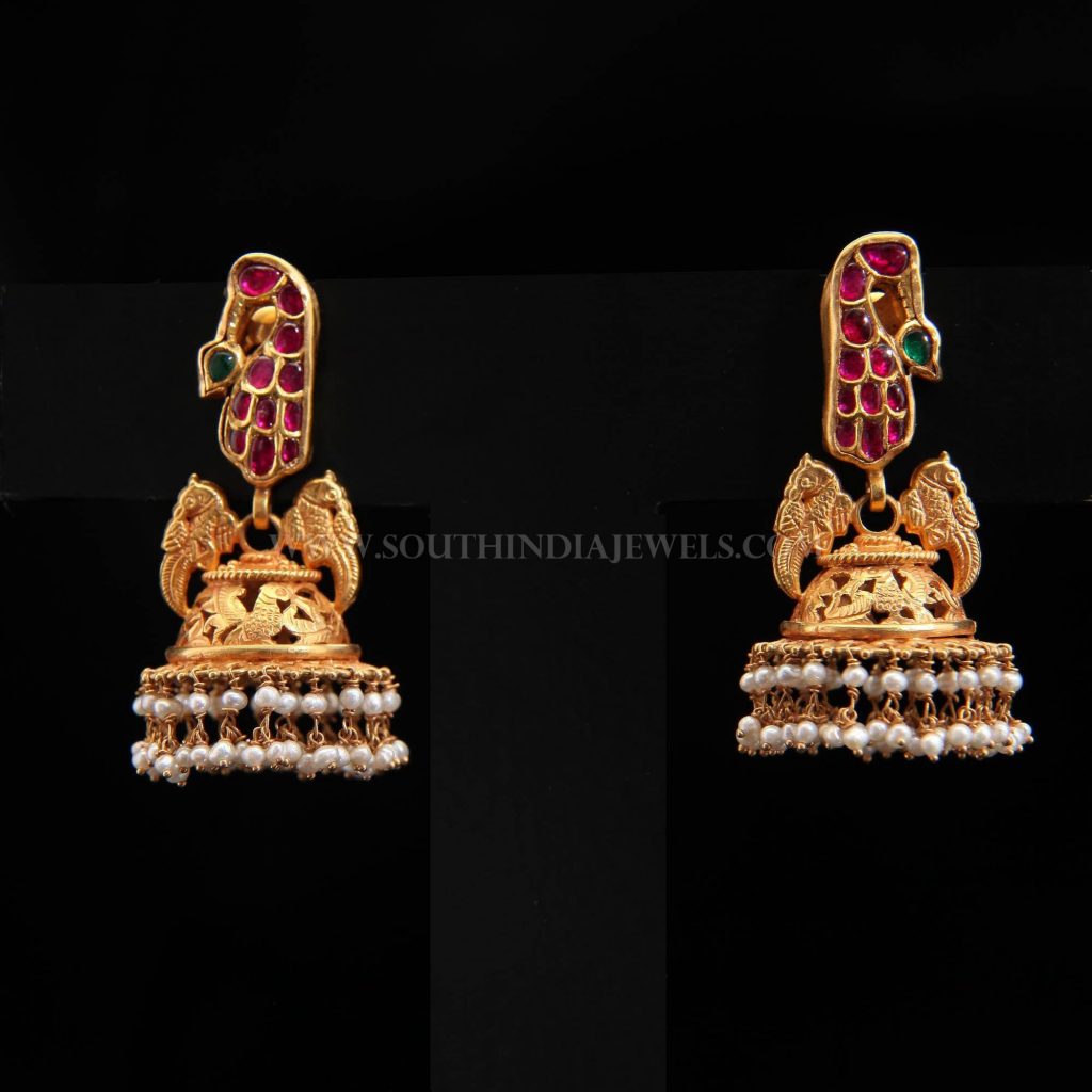 Beautiful Gold Jhumka Designs