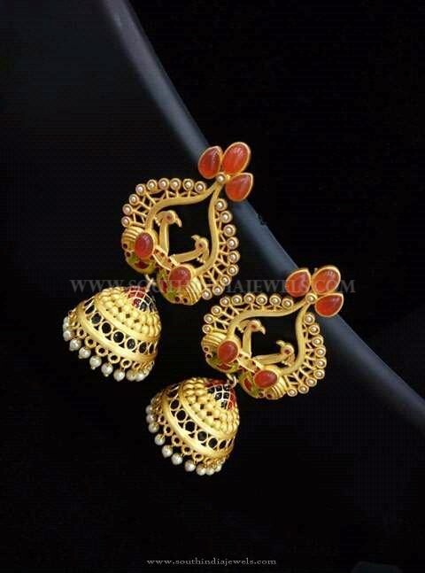 Beautiful Gold Jhumka Designs