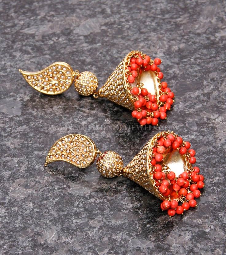 Beautiful Gold Jhumka Designs