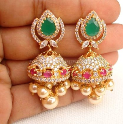 19 Beautiful Gold Jhumka Designs You Need To See • South India Jewels