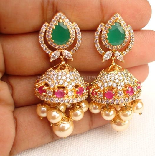 Beautiful Gold Jhumka Designs