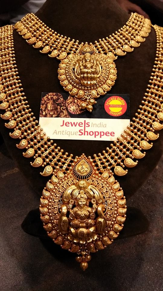 south indian antique gold jewellery designs