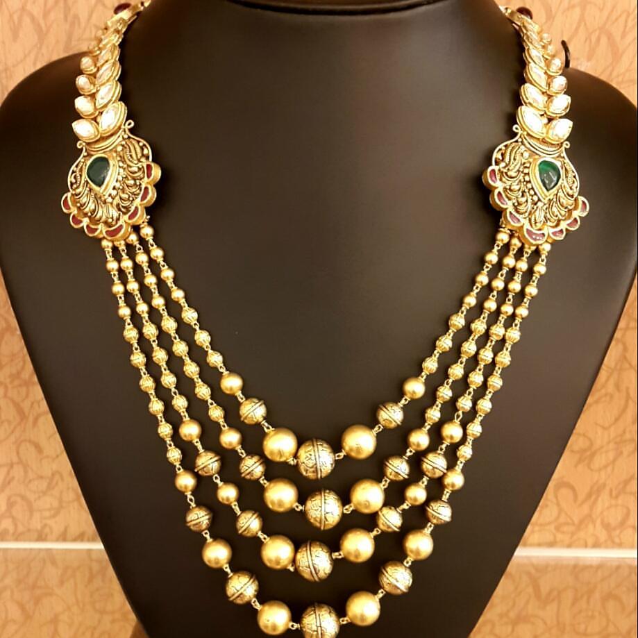 Traditional Gold Jewelry Set Designs For Marriage South India Jewels