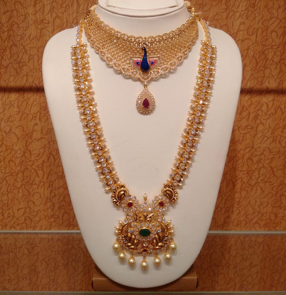 Traditional Gold Jewelry Set Designs For Marriage South India Jewels