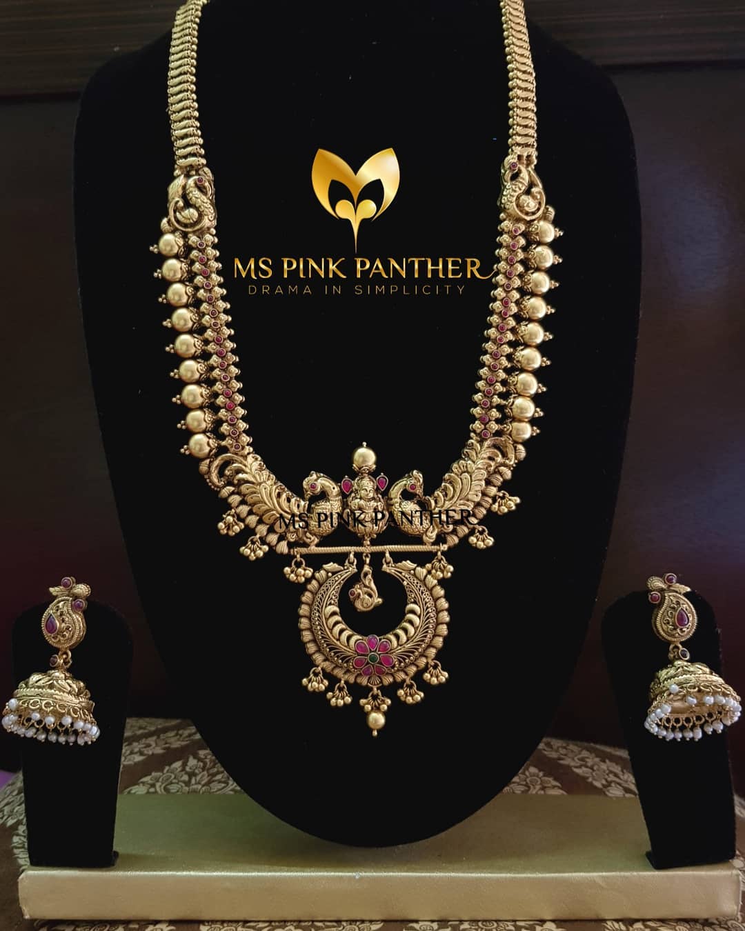 Gold Plated Necklace On Myntra Images