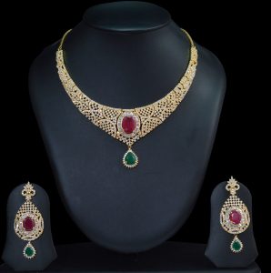 21 Stone Necklace Designs You Can Wear For Any Occasion • South India ...