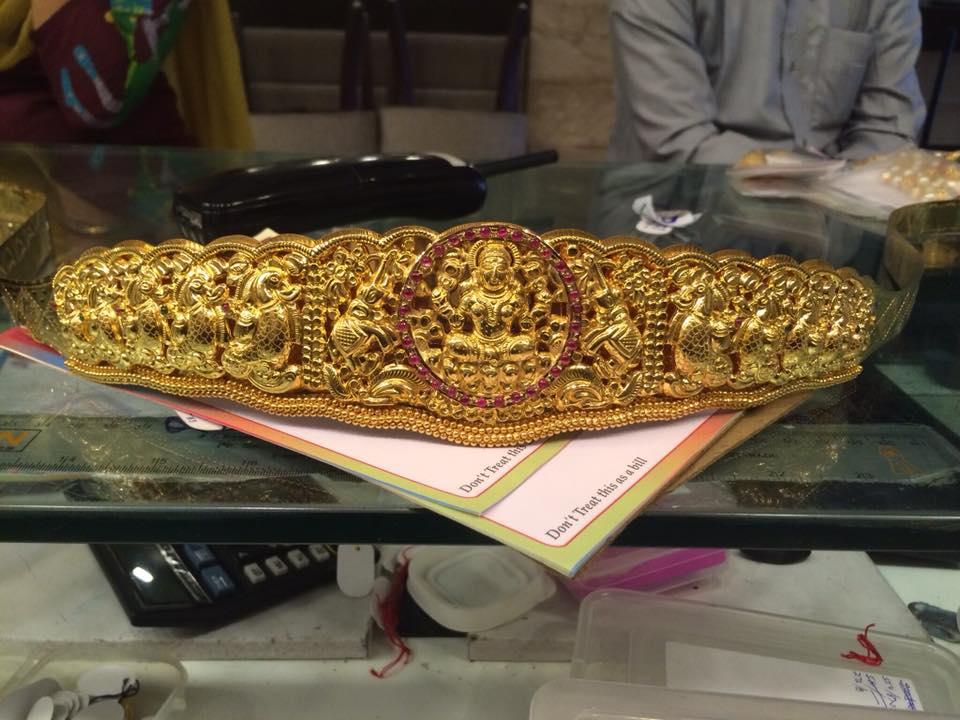 gold vadanam designs