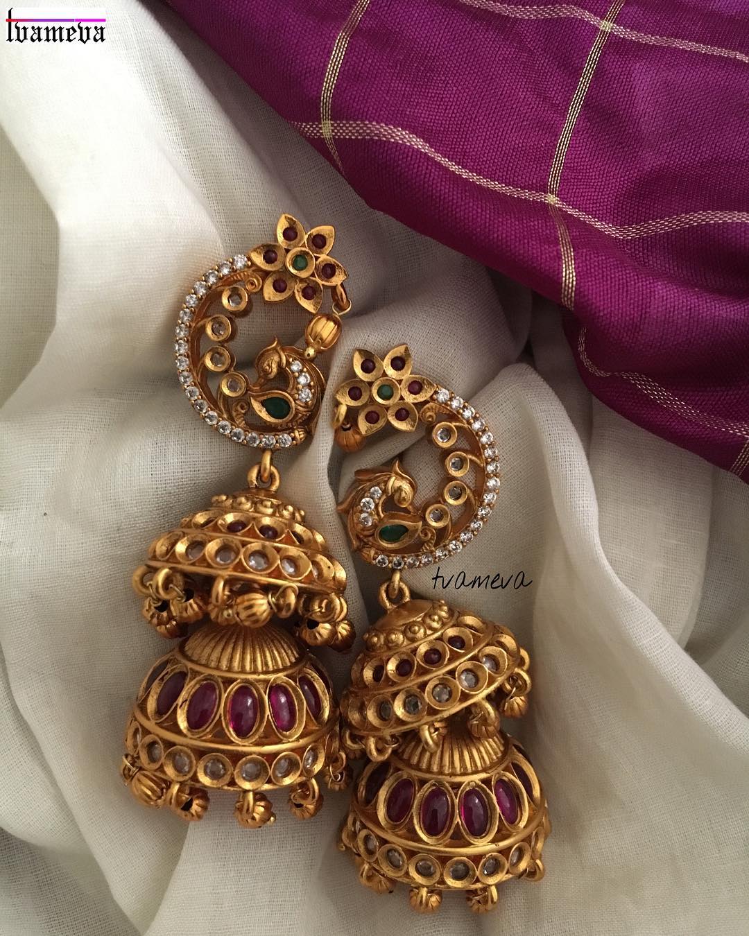 jhumka design image 10 tvameva