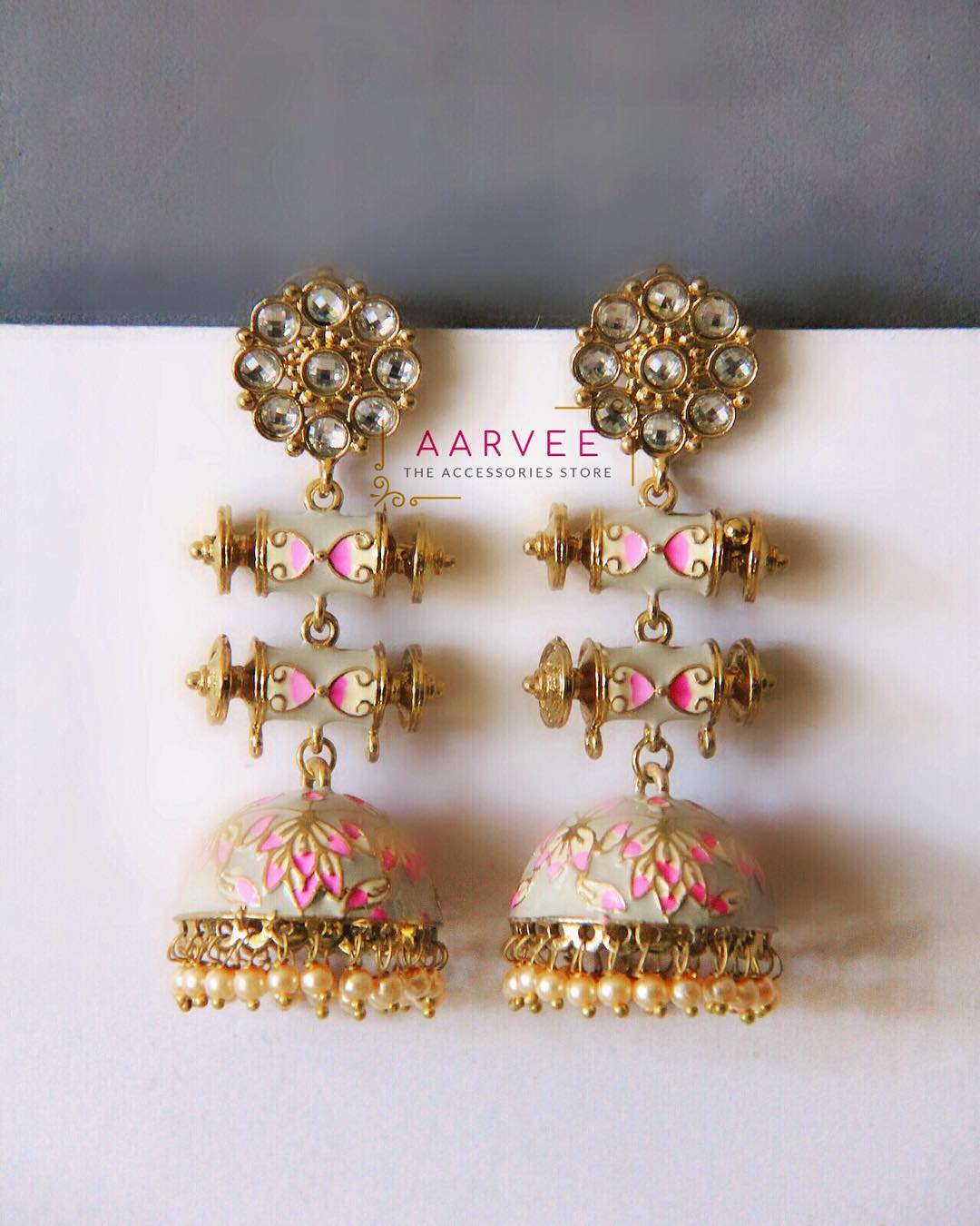 jhumka design image 28 aarvee