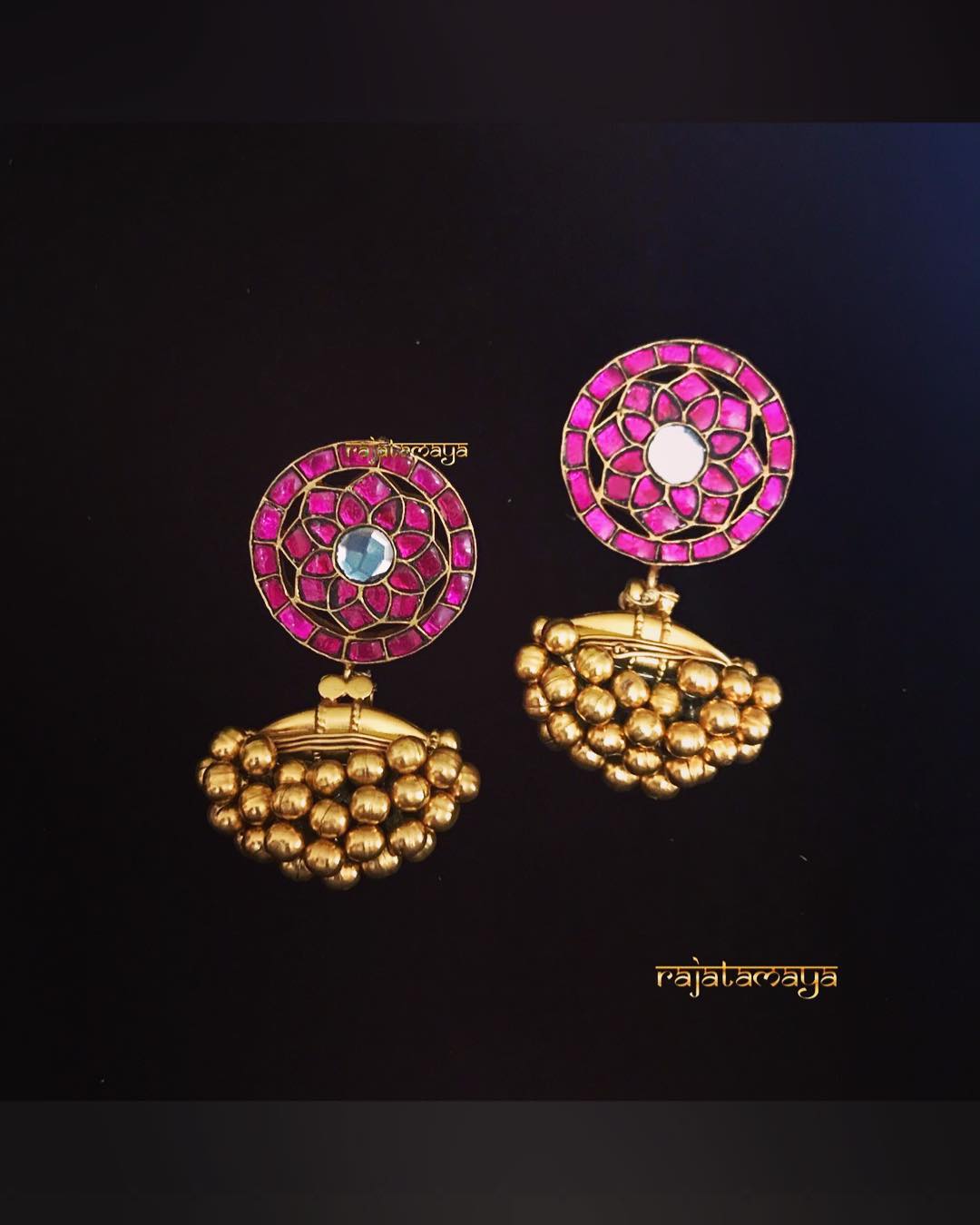 antique kundan earrings