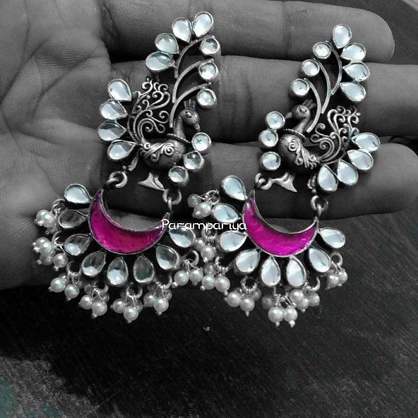 antique kundan earrings