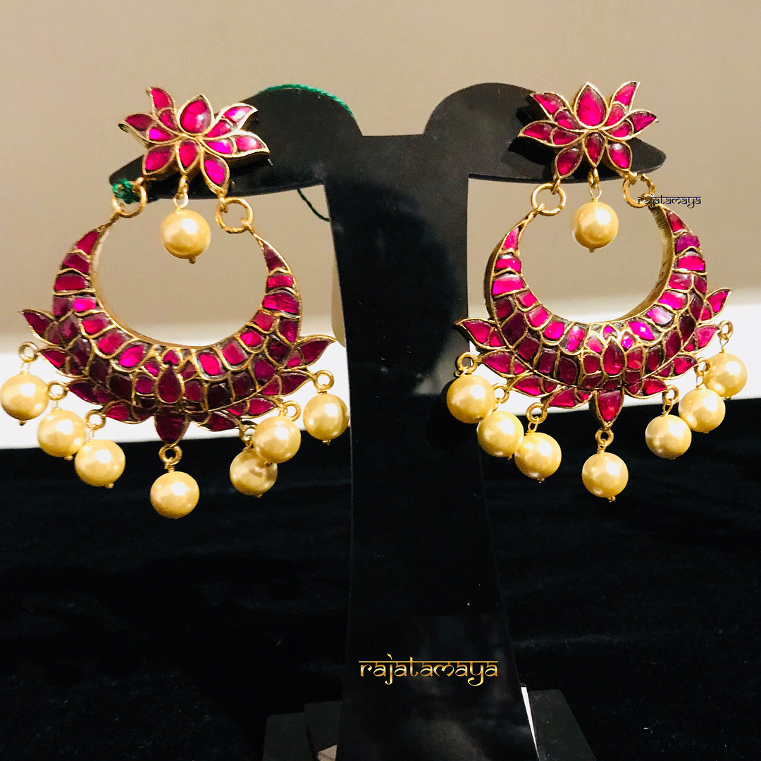 antique kundan earrings