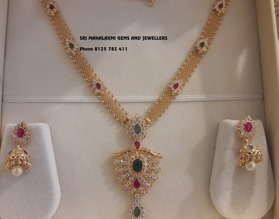 small gold necklace designs
