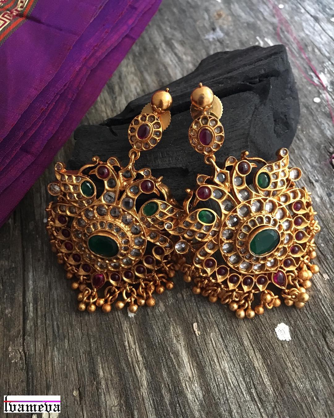 Beautiful South Indian Style Earrings