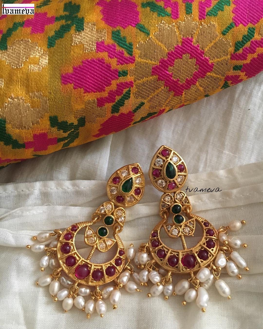 Beautiful South Indian Style Earrings