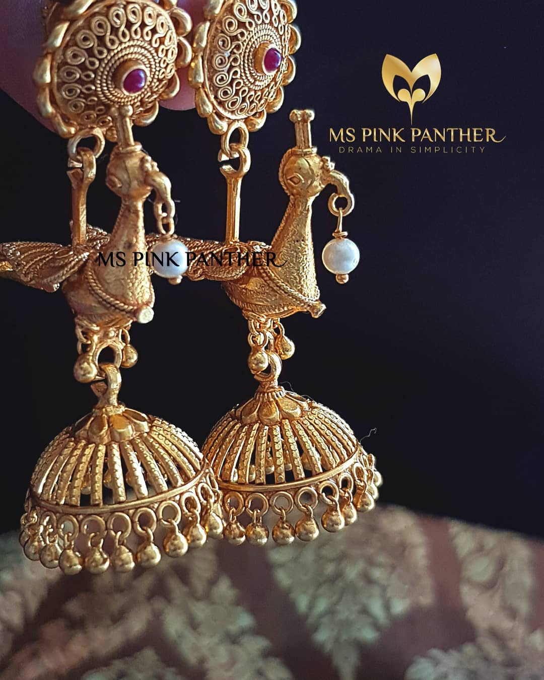 Beautiful South Indian Style Earrings