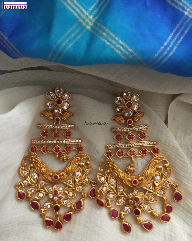 21 Best Wedding Earring Designs For Brides! • South India Jewels