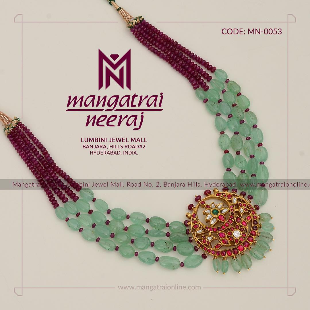 emerald jewellery sets