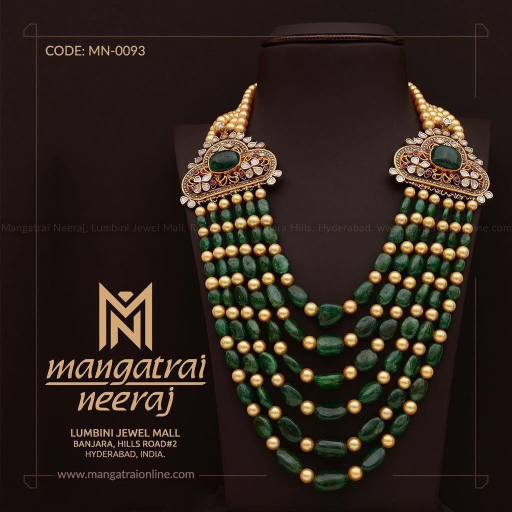 emerald jewellery sets