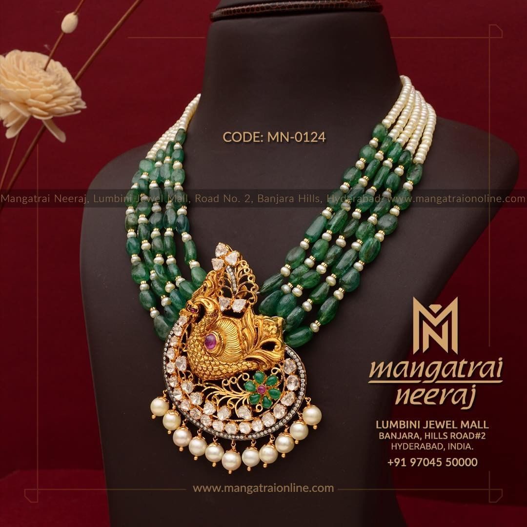 emerald jewellery sets