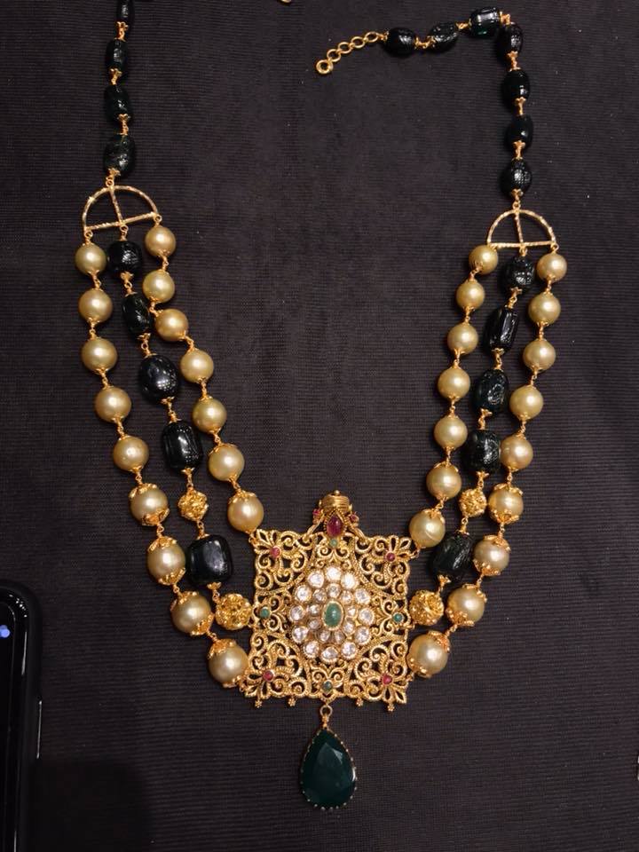 gold layered necklace designs