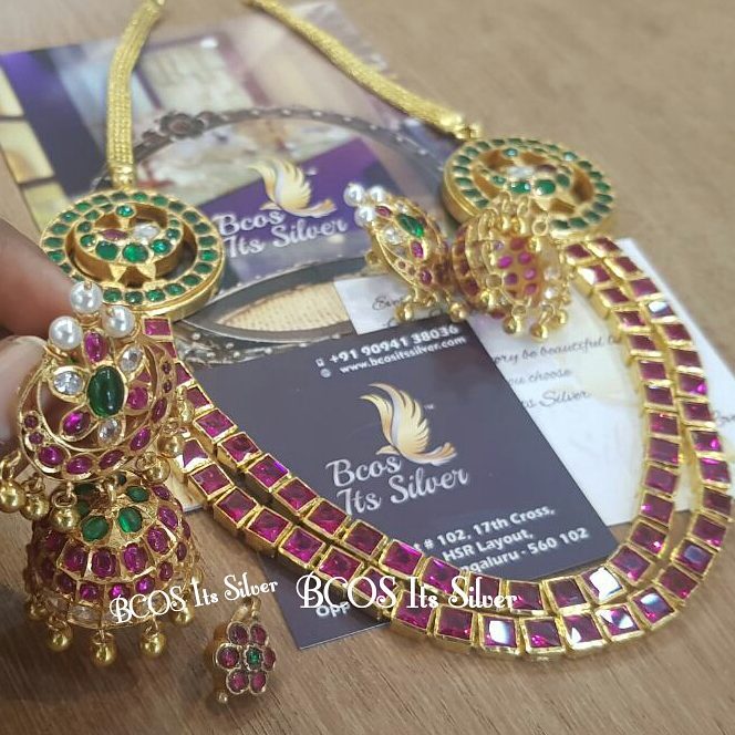 indian ruby emerald necklace designs