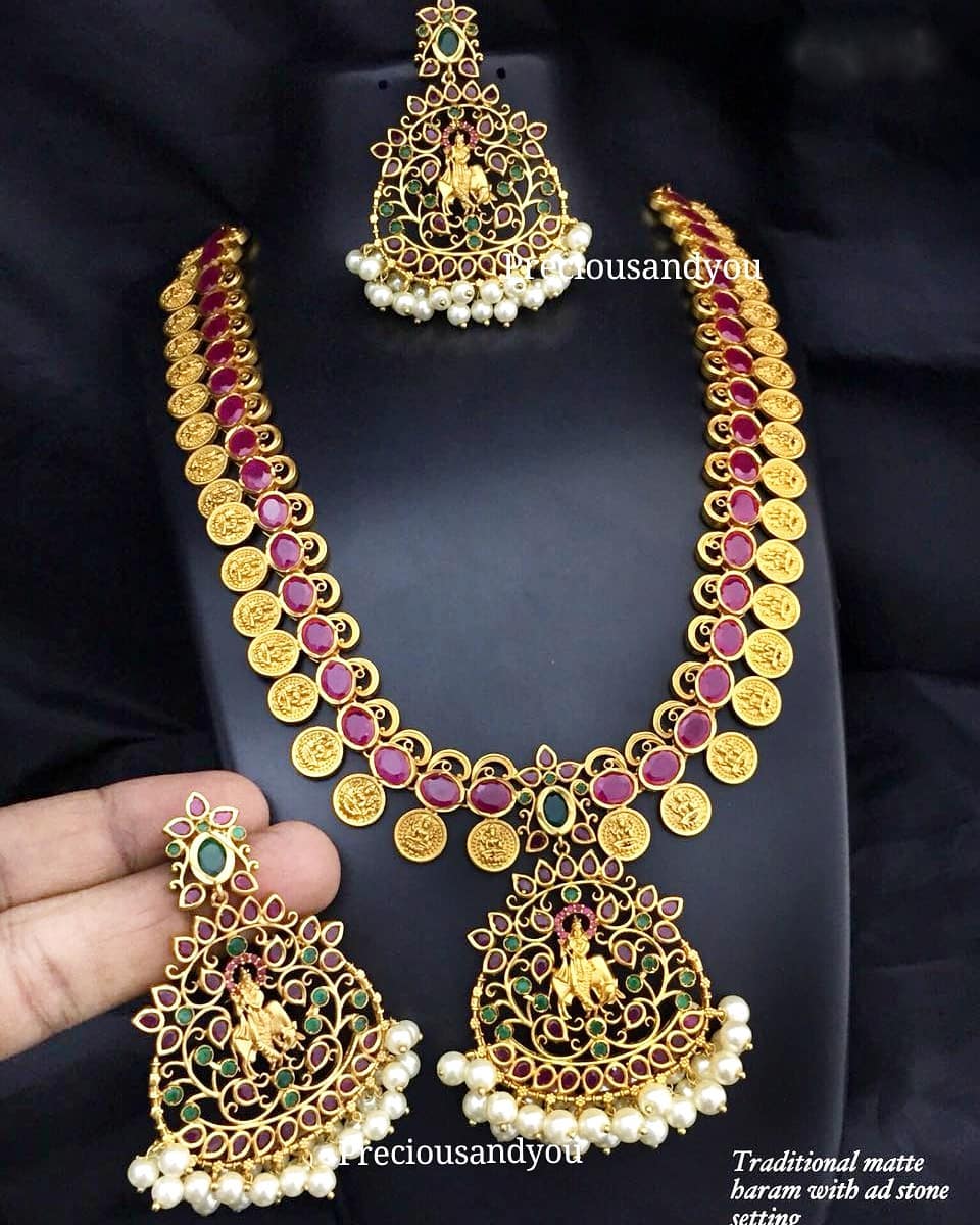 indian ruby emerald necklace designs