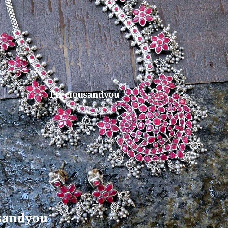 latest ruby necklace designs