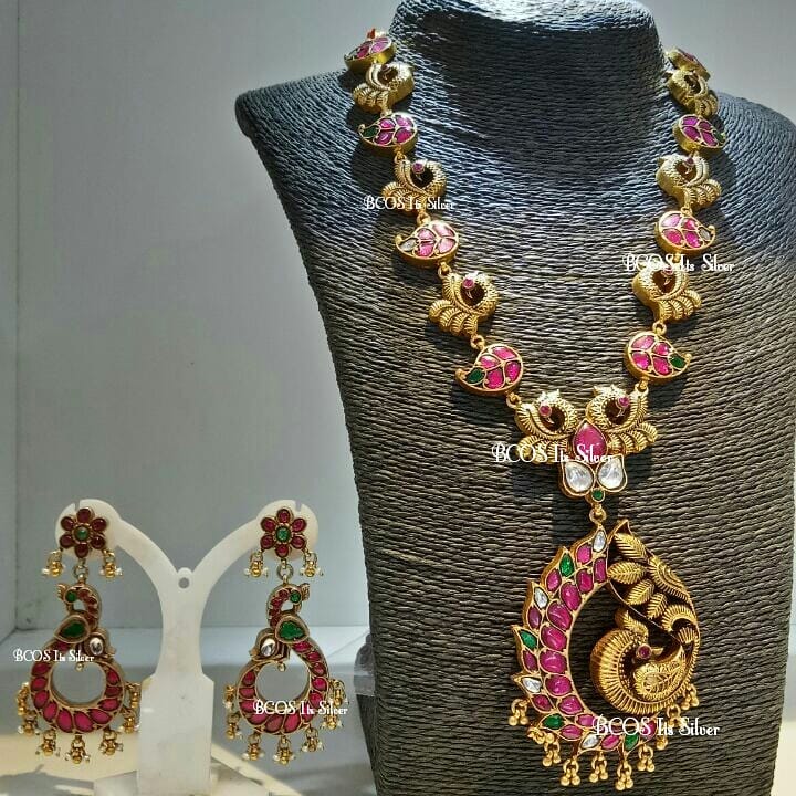 latest ruby necklace designs