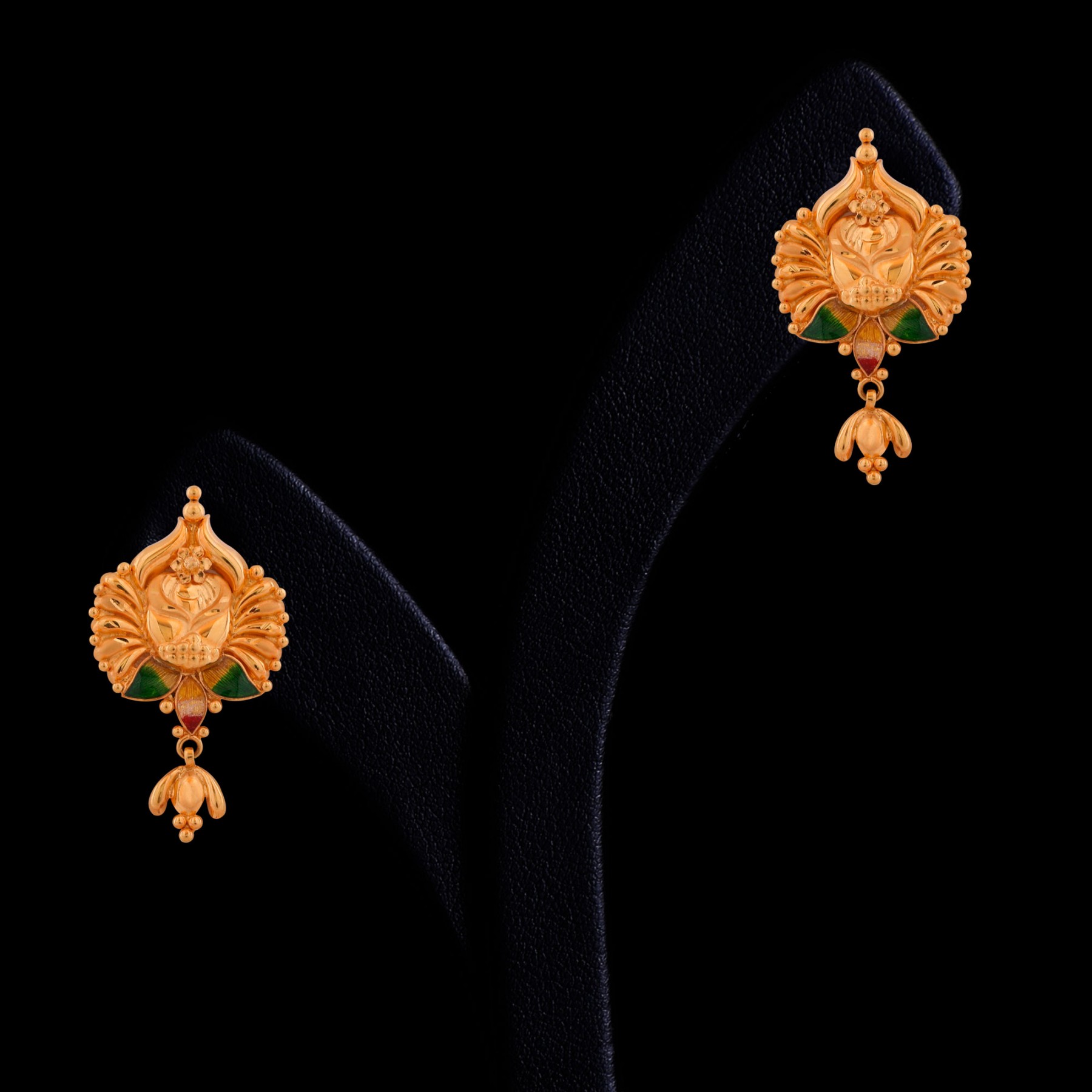 small gold earrings designs