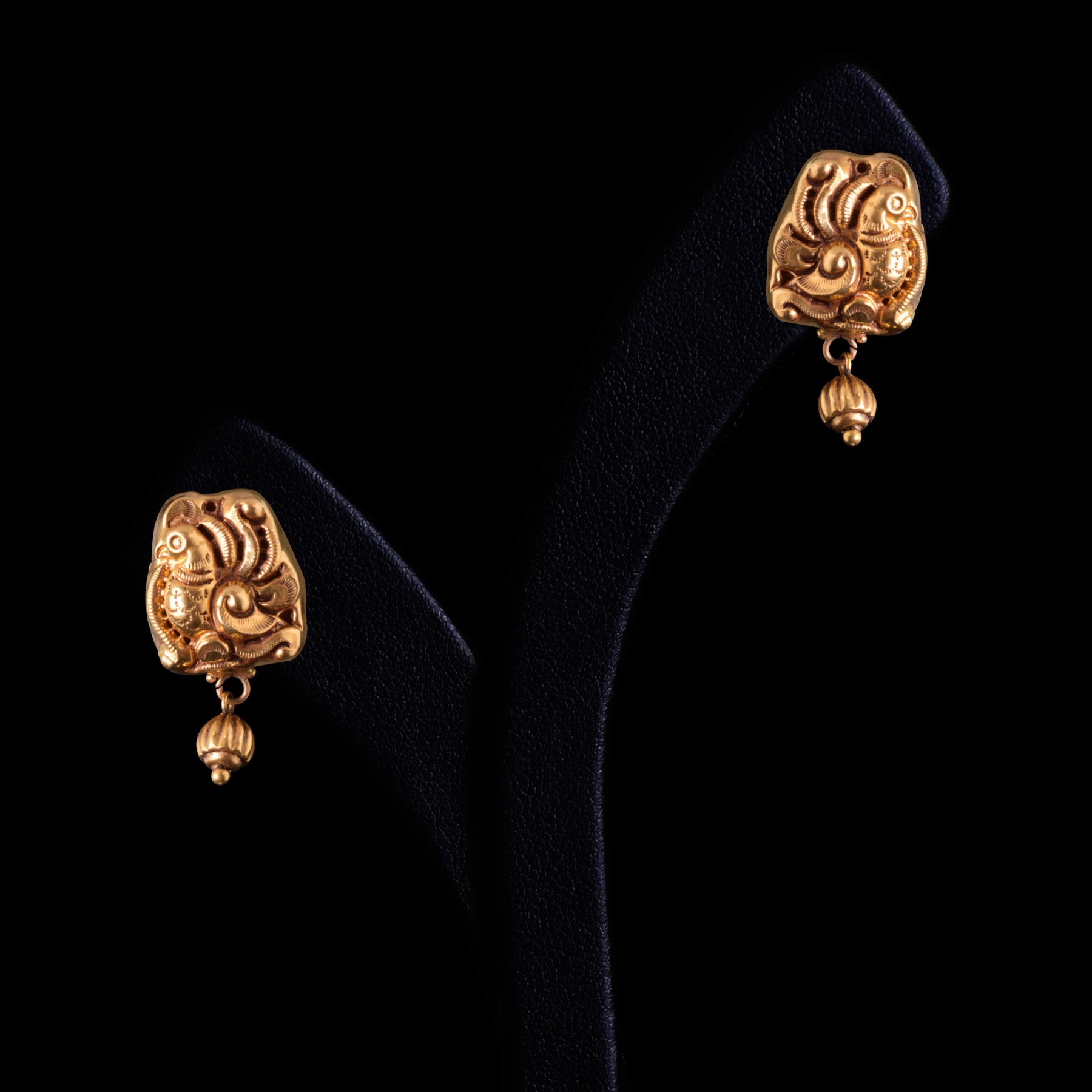 small gold earrings designs