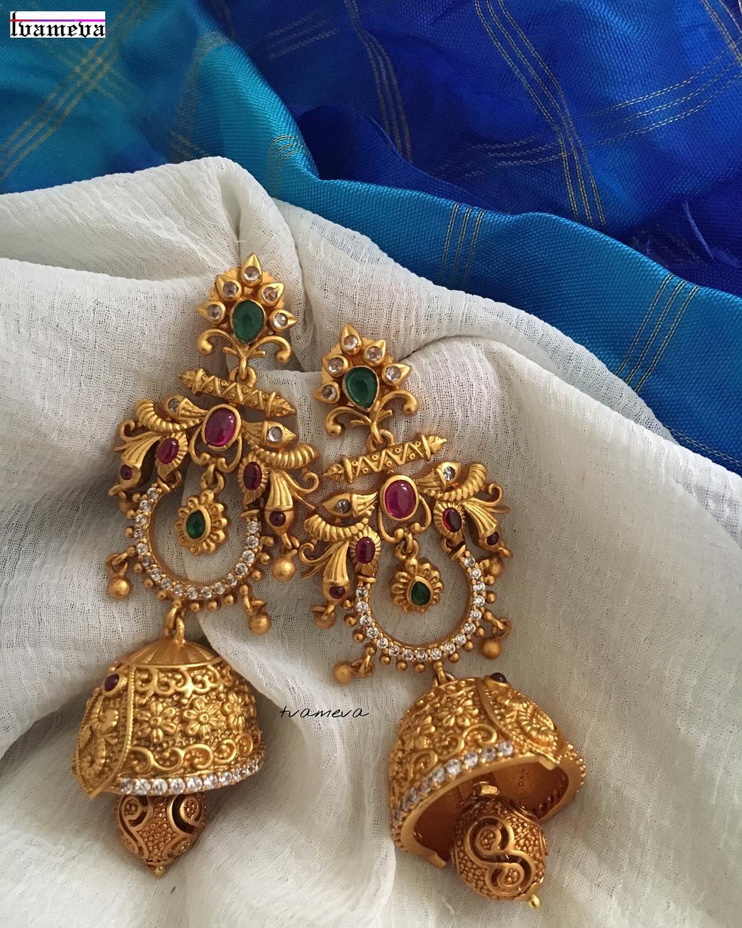 25 Unique Earrings Designs Apt for Any Ethnic Outfit • South India Jewels