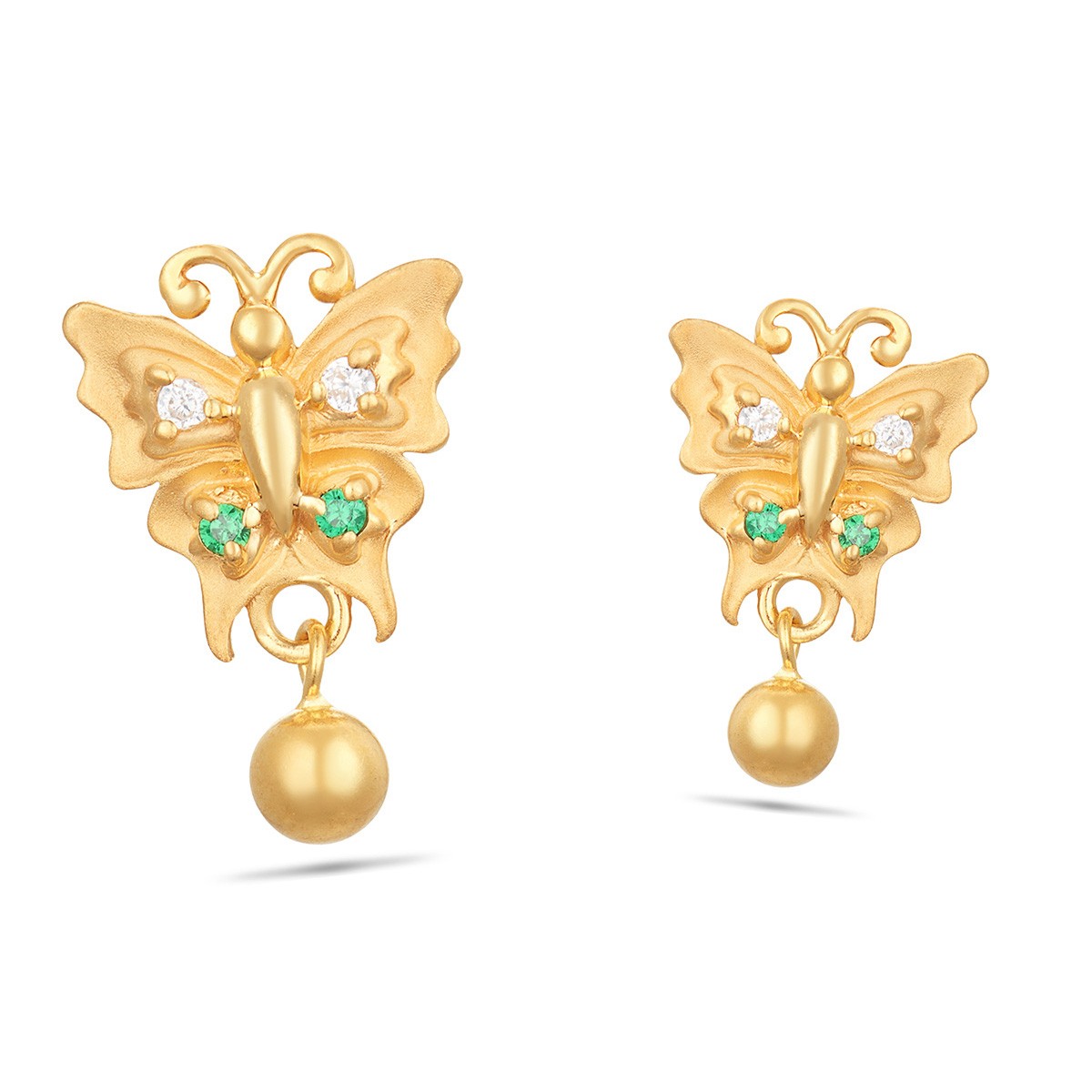 4 Gram Gold Earrings : 25 Best Designs ! • South India Jewels