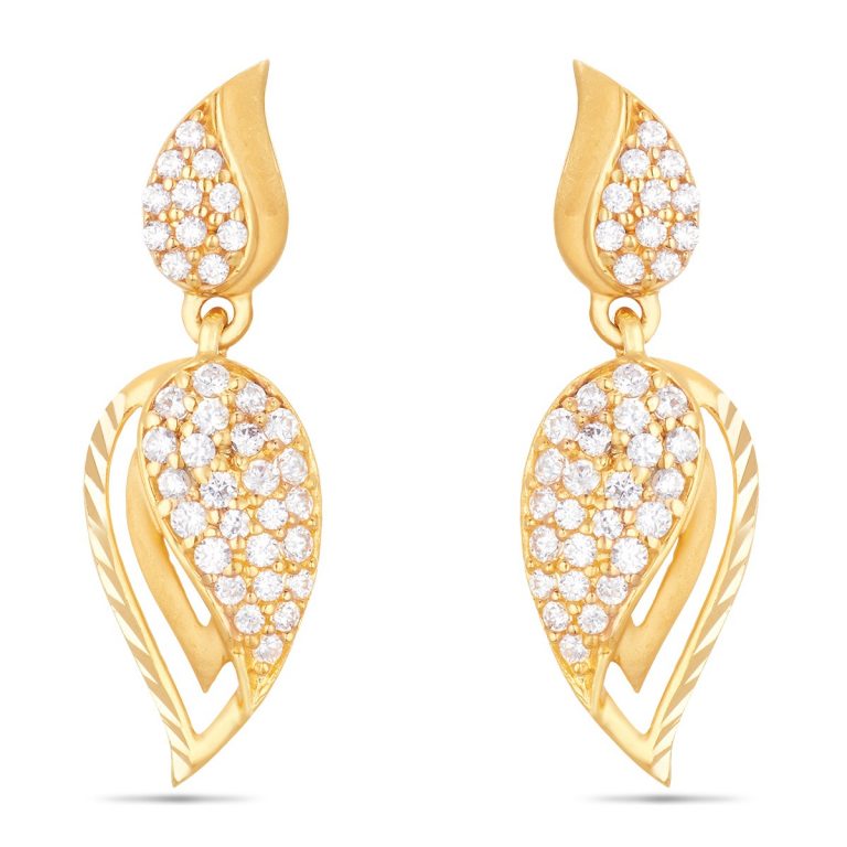 4 Gram Gold Earrings : 25 Best Designs ! • South India Jewels