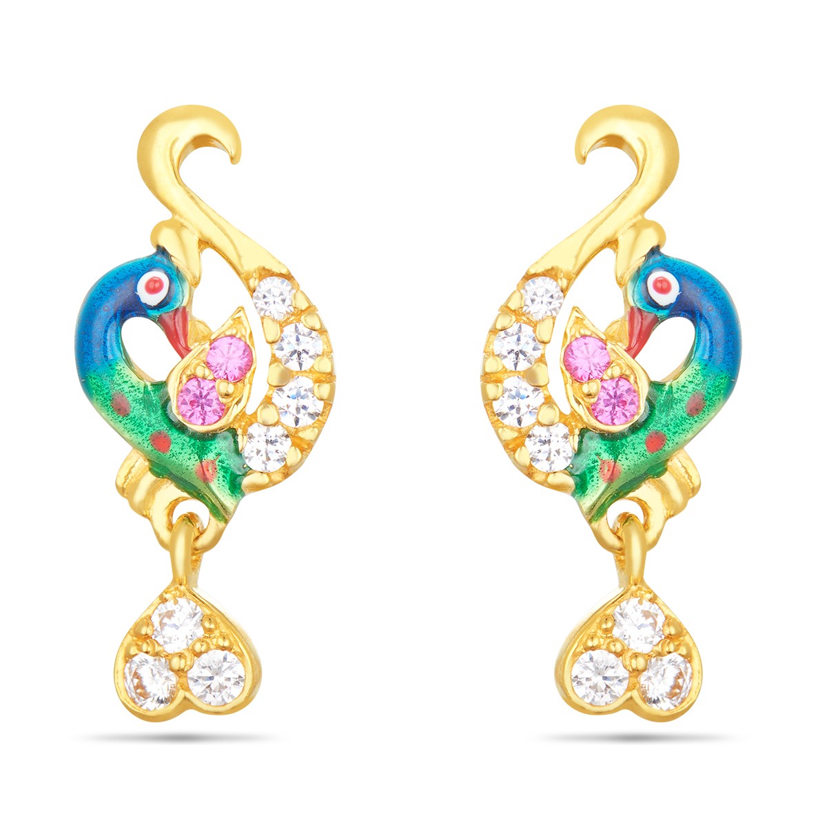 4 gram gold earrings designs