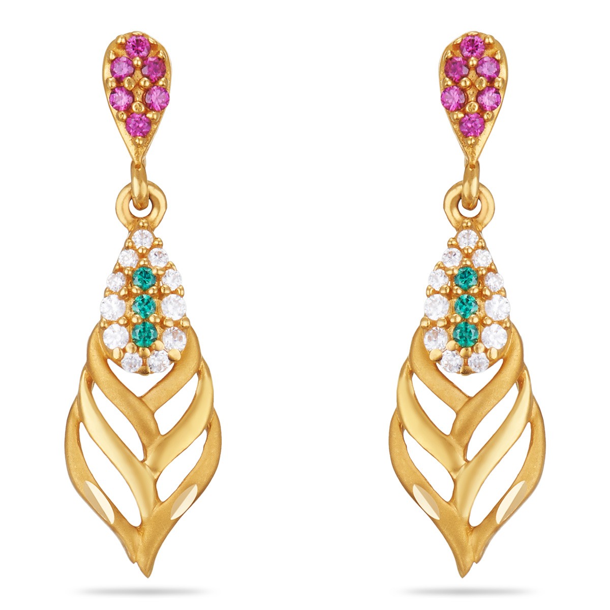 4 gram gold earrings designs