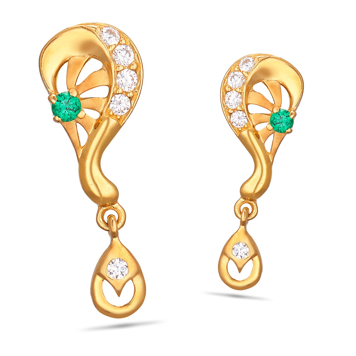 4 gram gold earrings designs