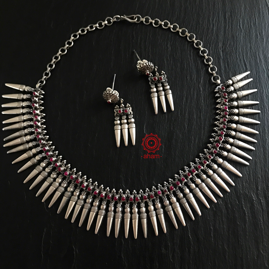 Silver necklace sets